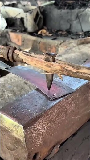 Craftsman, Seven-star bone-cuttingknife#Purely handmade #welding#copper#tools#purely#shorts
