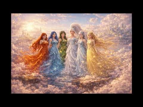The Elemental Princesses 🌪🔥💧❄🌿✨ | A Magical Fairy Tale About the Power of Nature