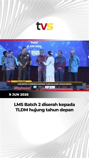 LMS Batch 2 diserah kepada TLDM hujung tahun depan 📱 Strim live di tvsarawak.my atau di aplikasi TVS Inspire, MYTV Mana-Mana, Unifi TV dan Astro GO sekarang! Muat turun di App Store dan Play Store sekarang! #TVS122 #TVSNews #TVSarawak