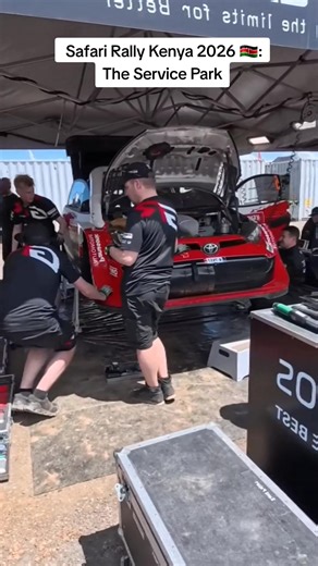 The service park: The backbone of the rally action action #rallyniyetu