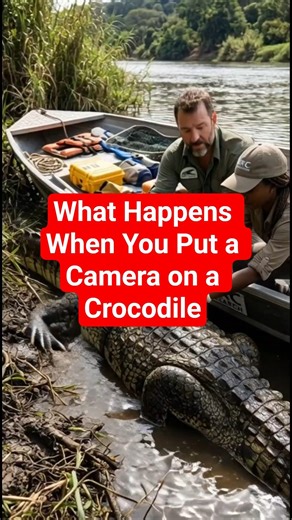What Happens When You Put a Camera on a Crocodile