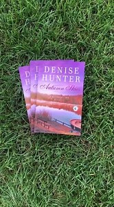 Yippee! My advanced copies of Autumn Skies just arrived! Do you like the cover? (Coming Oct. 20) | Denise Hunter