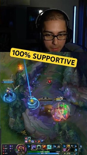 HELPING NASUS STACK… KIND OF 😂#leagueoflegends #trick2g #udyr