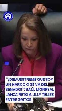 “Demuéstrelo o váyase”: Monreal reta a Lilly Téllez en Senado tras llamarlo “narcopolítico”