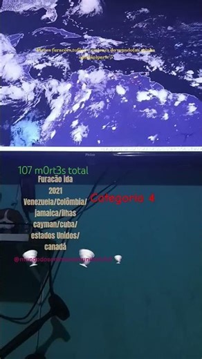 piores furacões,tufões e ciclones do mundo(na minha opinião)parte 5. furacão ida categoria 4 2021