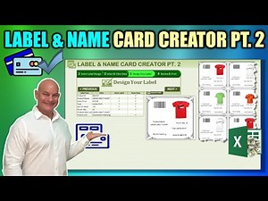 Learn How To Add Bar Codes & Pictures While Creating Unlimited Labels In Excel