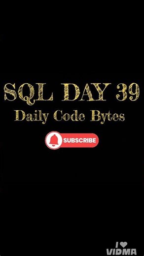 #day39 Learn SQL in Tamil #sql #tamil #code #easycode #dailycode #easytolearnforbegginers