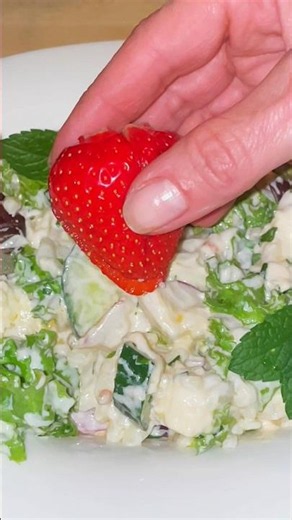 🍃🍓🍃 frischer Dressing für den Sommer-Salat 🍃🍓🍃