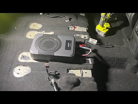 DIY Compact Subwoofer Installation on a Ford Explorer Timberline