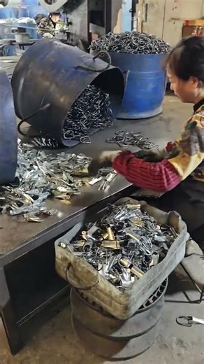 Production Video of CAIYI Hardware Box Buckle Latch #hardwarefactory