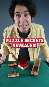 364K views · 24K reactions | The secrets to these 3 wooden puzzles are AMAZING! If you like puzzles, optical illusions and magic, I’m on tour in 2024 with a brand new live show featuring all that good stuff! Check out the dates in comments below or my bio. #magictrick #magician #puzzle #fyp | Pete Firman | Facebook
