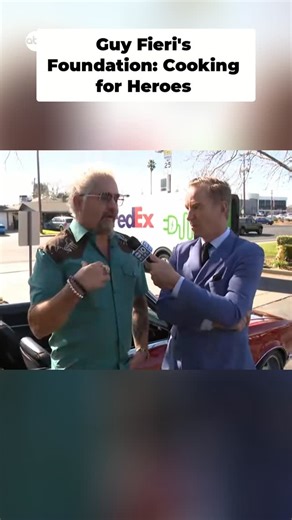 ABC10: Sacramento local news on Instagram: "Guy Fieri says Sonoma County fires led his foundation to cook fresh meals for first responders and support veterans and military members."