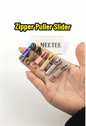 Decorative Zipper Pullers for DIY Bags & Clothes#zipper #sewing #diy #meetee #foryoupage