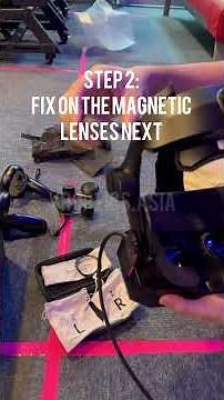 Installing the Crystal Super Prescription Lenses by VR Optics Asia. #Pimax #PimaxCrystalSuper