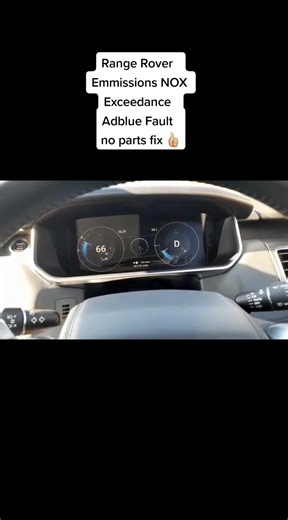 Range Rover Sport NOX Exceedance Fix with No Parts