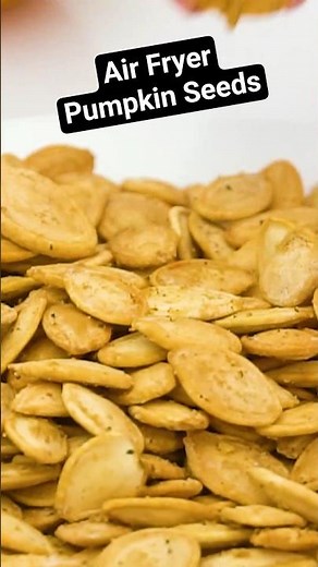 The Best Way to Make Pumpkin Seeds in Air Fryer #shorts