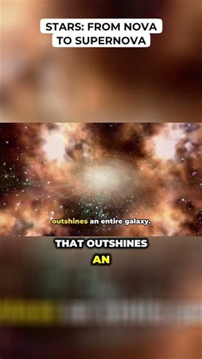 Stars: From Nova to Supernova