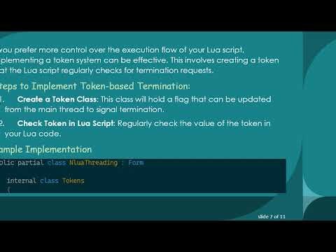 How to Terminate NLua Script Execution Safely and Efficiently