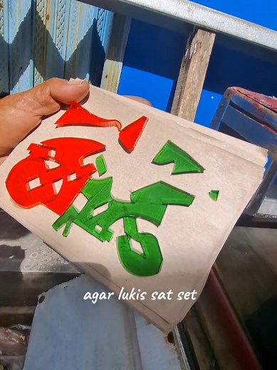 SET SET JADI MOTOR NINJA #usahasendiri #agargambar #agarlukis #usaha #kretif