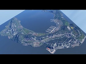 Transport Fever 2 - Cab Ride - The Empress Islands. Main Island Line