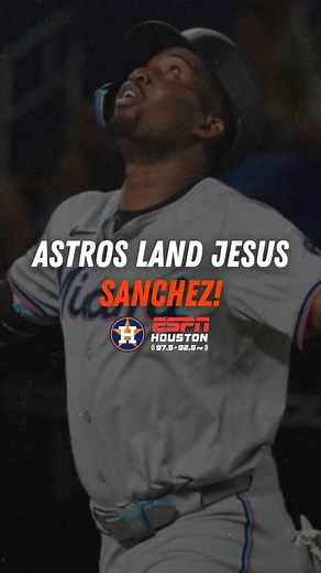 20K views · 957 reactions | BREAKING: Houston Astros Trade for Jesús Sánchez — More Moves Coming?! #HoustonAstros #JesúsSánchez #MLBTradeDeadline #RyanGusto #AstrosTradeNews #CarlosCorrea #AstrosRumors #AstrosBaseball #TradeReaction #MLBRumors #Astros2025 | ESPN Houston | Facebook