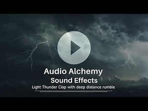 High-Quality Light Thunder Clap Sound Effect