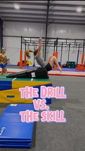12 reactions | Before the skill comes the drill! She’s working hard on back tuck technique, and we’re here for every step!  #backtuck #backtucks #backtuckdrills #howtodobackflip #backflip #tumblingdrills | The Tumble Hub | Facebook
