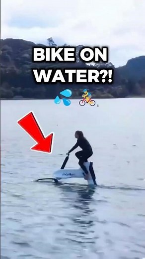 "Manta5 Hydrofoil Bike – The Electric Water Bike Changing Adventure Sports! 🌊🚴 #futuristictech "