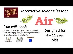 Interactive science lesson: Air!
