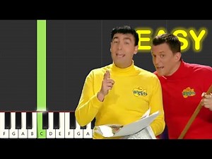 The Wiggles - Bit by Bit We're Building a Set Piano Tutorial