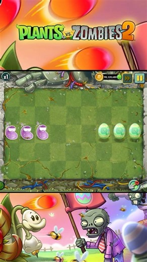 Random 3 Plants Vs Random 3 Vase Zombies Level 3 Part 24 #shorts #pvz #pvz2