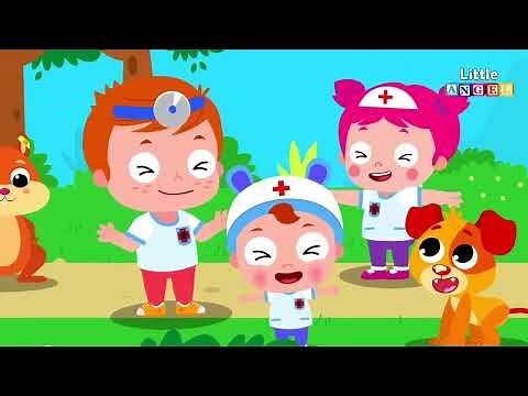 Baby John Rescues a Turtle | A Boo Boo Song & More Little Angel Songs
