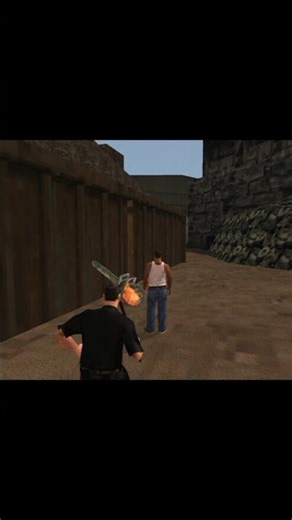 POV: You Found the Chainsaw in GTA SA 😈#gta #memes