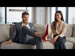 My Girlfriend’s RED High Heels | tg transformation | mtf transformation | boy into girl