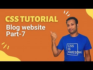 css full course bangla tutorial 73 : Project 5 | Blog website part-7