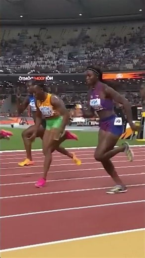 Sha'Carri Richardson, anchors US 4x100m team to the gold in Budapest !🔥