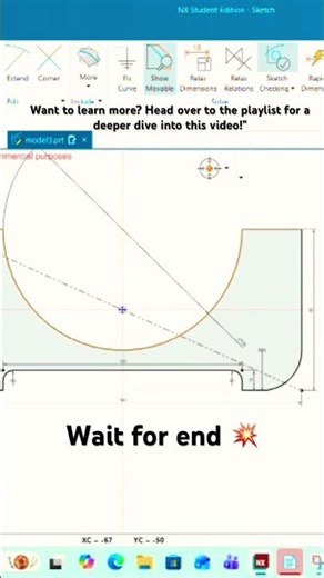 Siemens NX 3D model part 5 If you've been intimidated by NX, this is for you. #cadviewer#3dmodeling