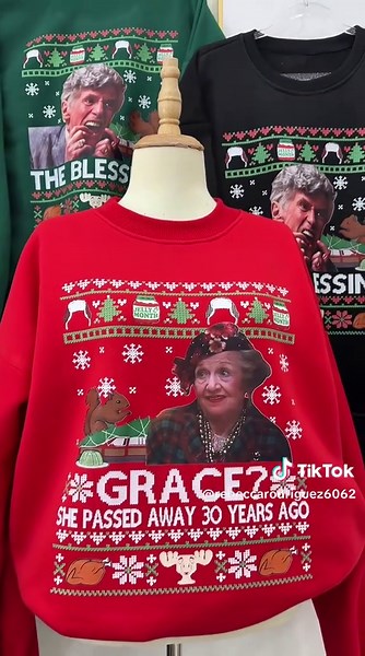 Grace? She passed away 30 years ago The Blessing 😂😂😂 #christmas #christmasvacation #theblessing #shepassedaway30yearsago #grace? #theblessingchristmas #christmasmovies #nationallampoonschristmasvacation #nationallampoonsvacation #christmasvacation1989 #christmassweater #christmasoutfit #viralvideo #trending