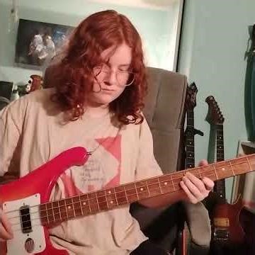Dear Prudence/Beatles bass play along by Cara #beatles #johnlennon #cararickbass #rickenbacker #bass