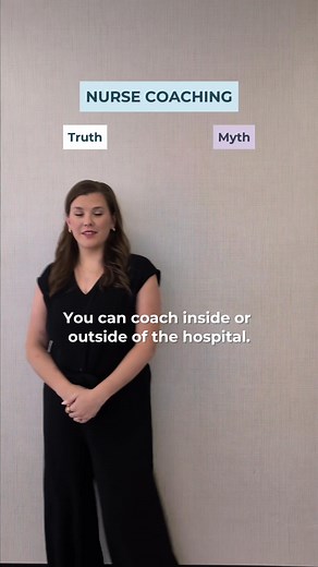 Nurse Coaching Truths Vs Myths 👀 🚫 Myth #1: You have to leave the bedside to be a Nurse Coach. ✨ Truth: You don’t. Many Nurse Coaches work in hospitals, wellness programs, or private practice. It’s not leaving nursing, it’s redefining it. 🚫 Myth #2: You have to be an NP. ✨ Truth: Any licensed RN can become a Nurse Coach. You don’t need prescriptive authority, just a passion for helping people heal differently. 🚫 Myth #3: Coaching isn’t real nursing. ✨ Truth: It’s actually the heart of nursin