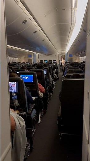 Cathay Pacific 777-300ER Economy Cabin