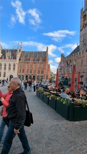 Bruges city center/old town Bruges Belgium 🇧🇪#travel #viralvideo