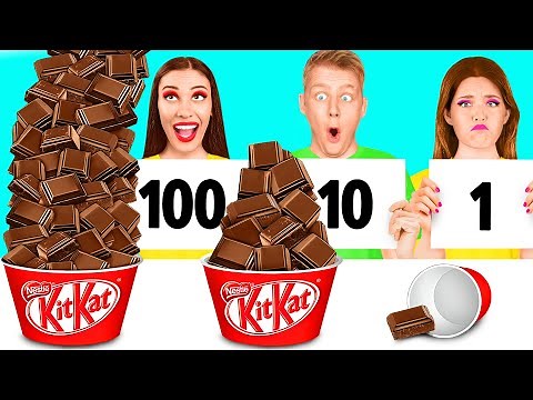 100 Layers of Food Challenge | Funny Moments by Fun Challenge