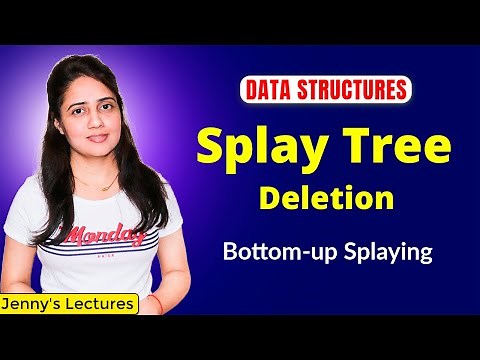 5.21 Splay Trees Deletion | Bottom-up Splaying | Data Structure & Algorithm
