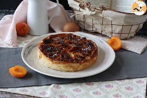 Recette de clafoutis aux abricots à l'air fryer