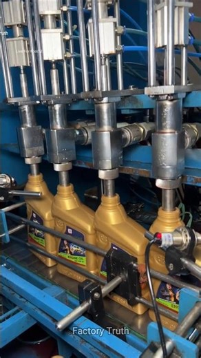 How is engine oil made in a factory? #shorts
