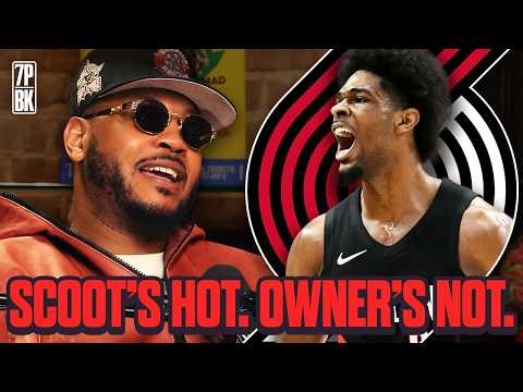 Carmelo Anthony Sounds Off on the Blazers Owner Cutting Corners in the Playoffs
