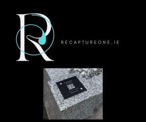Tell your loved ones story with Recaptureone.ie. The RecaptureOne plaque allows users to celebrate the life of a loved one while keeping their valued memories alive. Simply place your plaque at your loved ones special place, scan the plaque with your camera to watch all of your loved ones special memories for everyone to enjoy. Celebrate their life as a family for generations to come. Hear their voice, see their smile and remember all the good times you had with that person. A forever love story