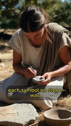 Why did people in ancient times write on stone?