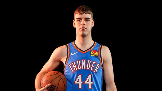 Thunder guard Nikola Topic returns to OKC Blue in first game since cancer diagnosis